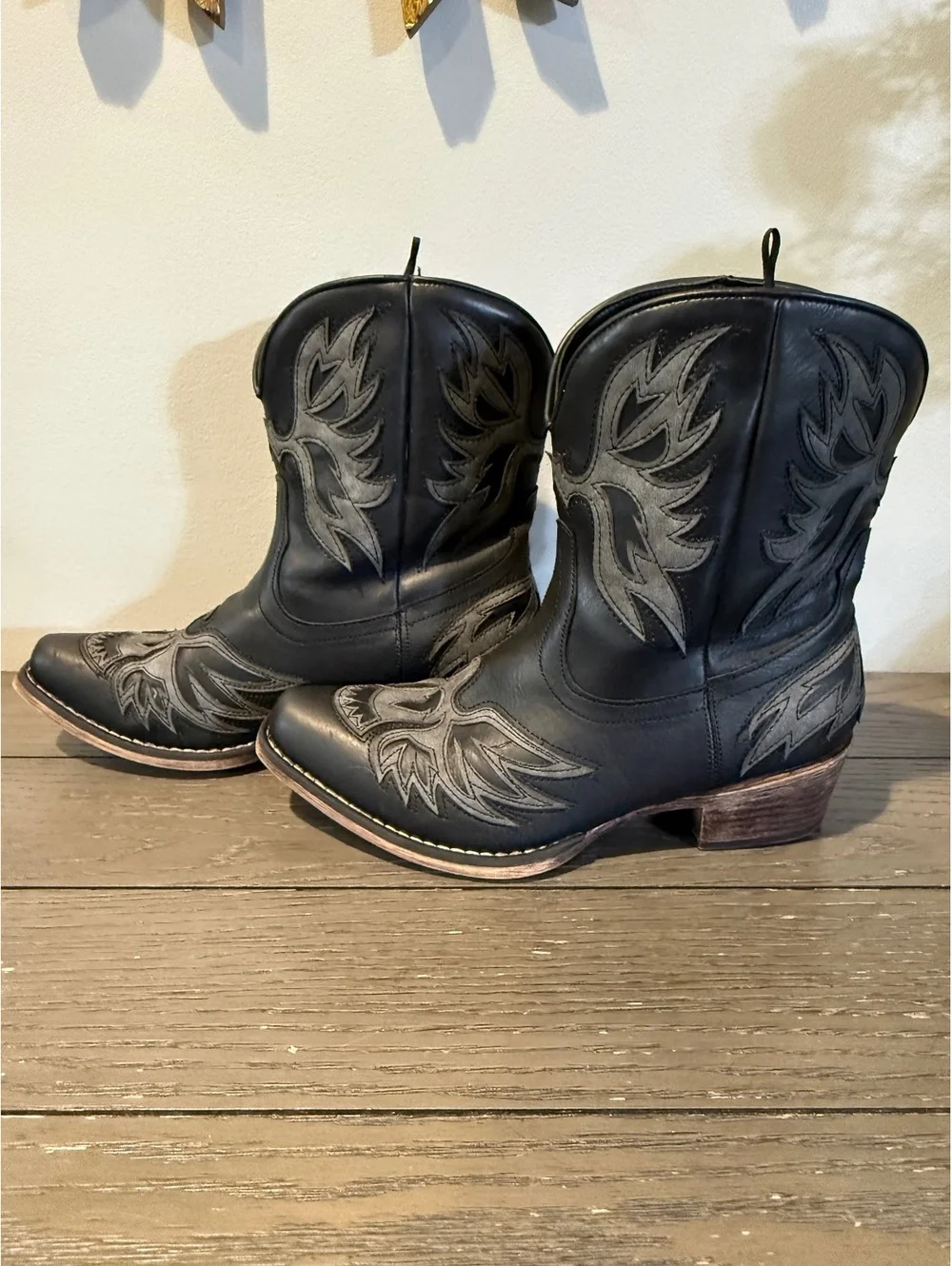 Roper Women's Black Western Boots Size 8